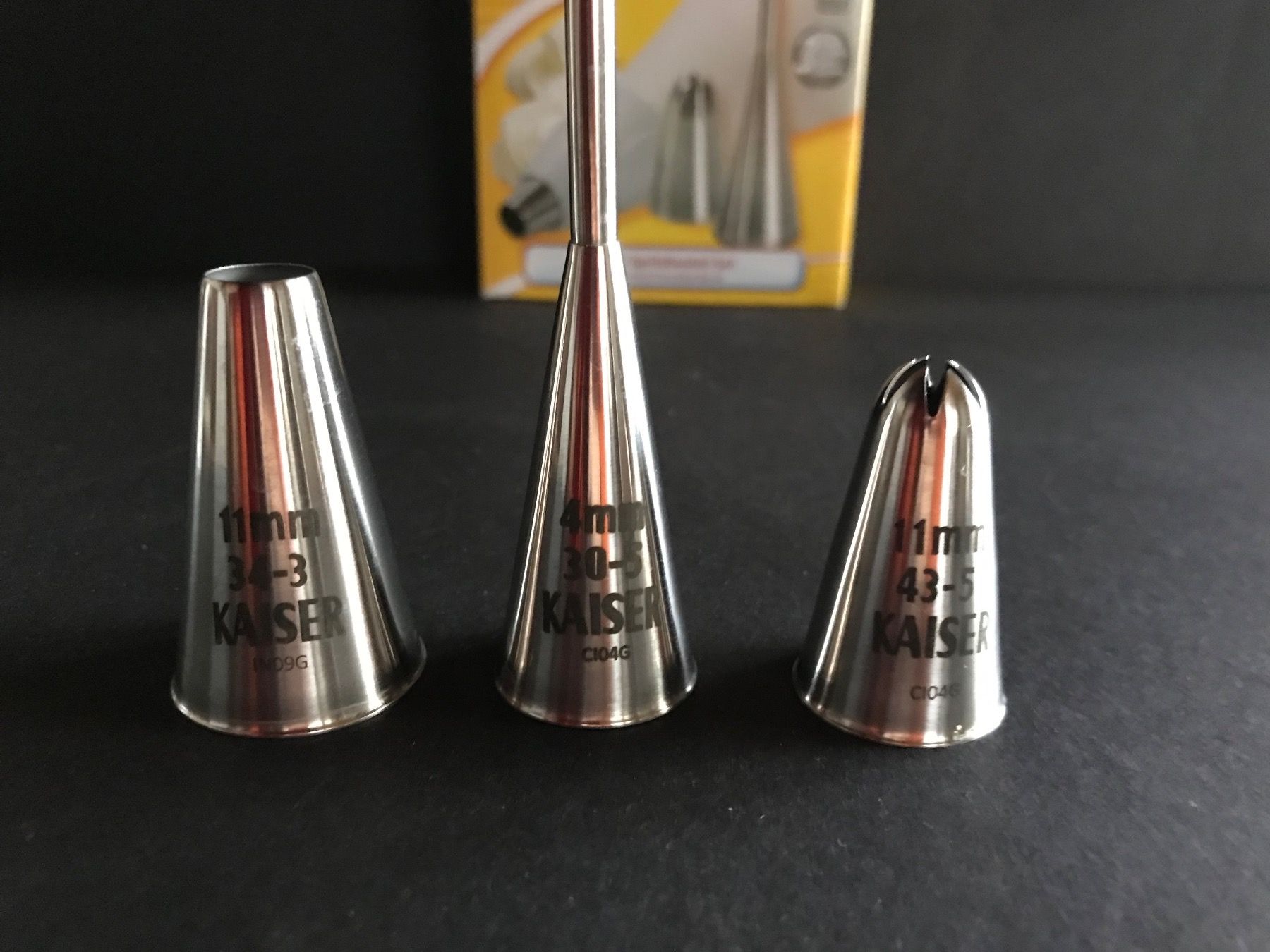 Küchengeräte: Spritzbeutel Profi Set KAISER Beutel, Adapter, 3 Tüllen – Neu und originalverpackt aus Däniken SO von allerlei54 7