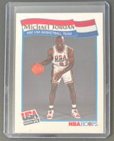 NBA Michael Jordan 1991-92 Hoops USA Dream Team Card