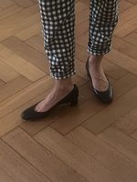 Ballerinas Gr.39 Echtleder navy made in Italy neu