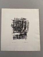 Heinz Müller-Majocchi 65 LITHOGRAPHIE SIGNIERT KÜNSTLERPROBE