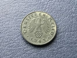 Drittes Reich 1 Reichspfennig 1943 A