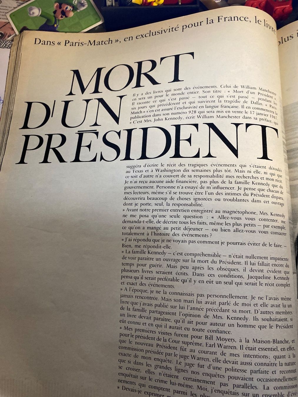 Riviste & Magazine: Paris Match -  Noël - décembre 1966 – Usato da Le Brassus venduto da cinema13 7