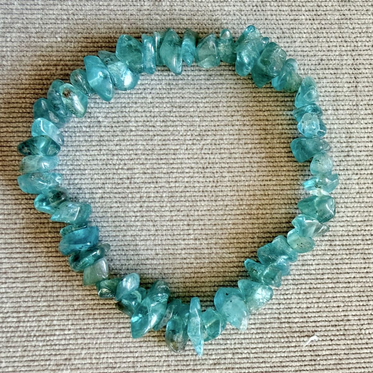 Bracciali & Braccialetti: Bracelet en Apatite naturelle  – Nuovo (secondo la descrizione) da Marly venduto da Nor_al3