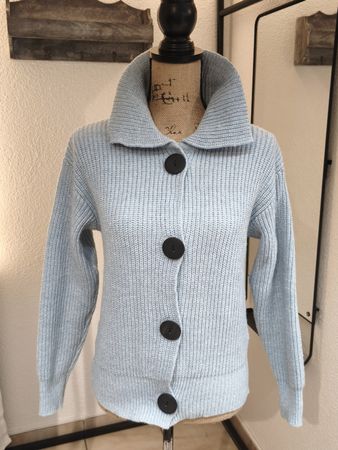 Strickjacke hellblau mit Knöpfen Gr.S in sehr gutem Zustand