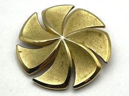 Vintage Trifari Brosche.Signiert. 60 er Jahre Cart Wheel
