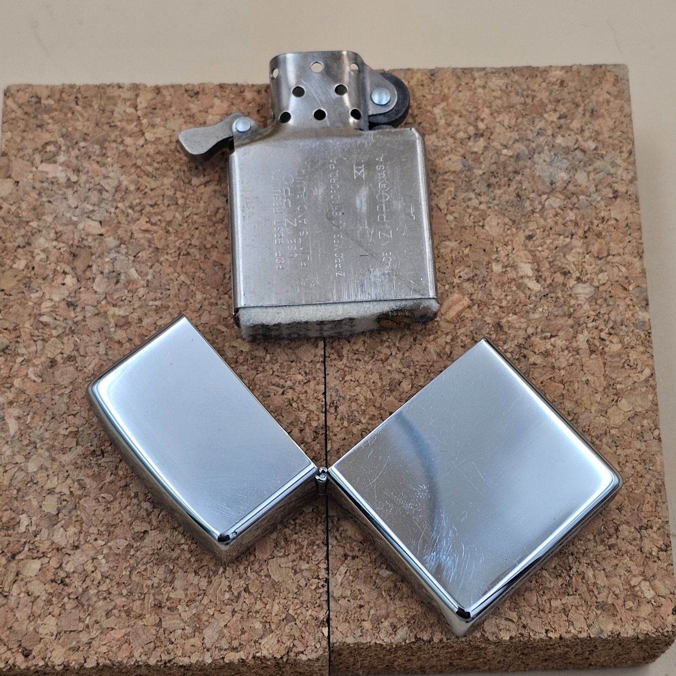 Zippo Accendini: Zippo 1996 authentique, état impeccable, sans gravure – Usato da Genève venduto da Djoff 3