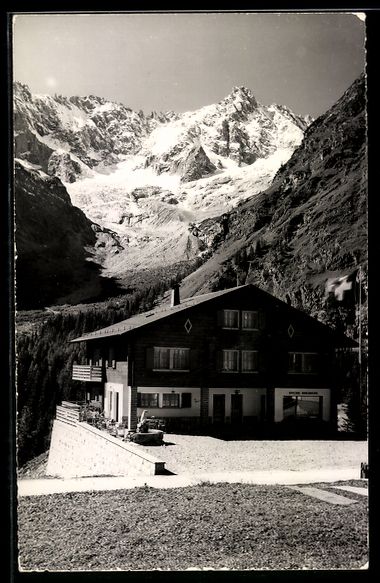 Cartoline postali: AK La Fouly, Cabane Edelweiss – Usato da Berlin venduto da bartko-reher