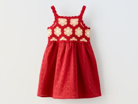 ZARA GIRL 🌼 ❤️ robe crochet NEW! 92