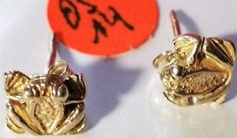Ohrstecker Frosch Silber (OS14)