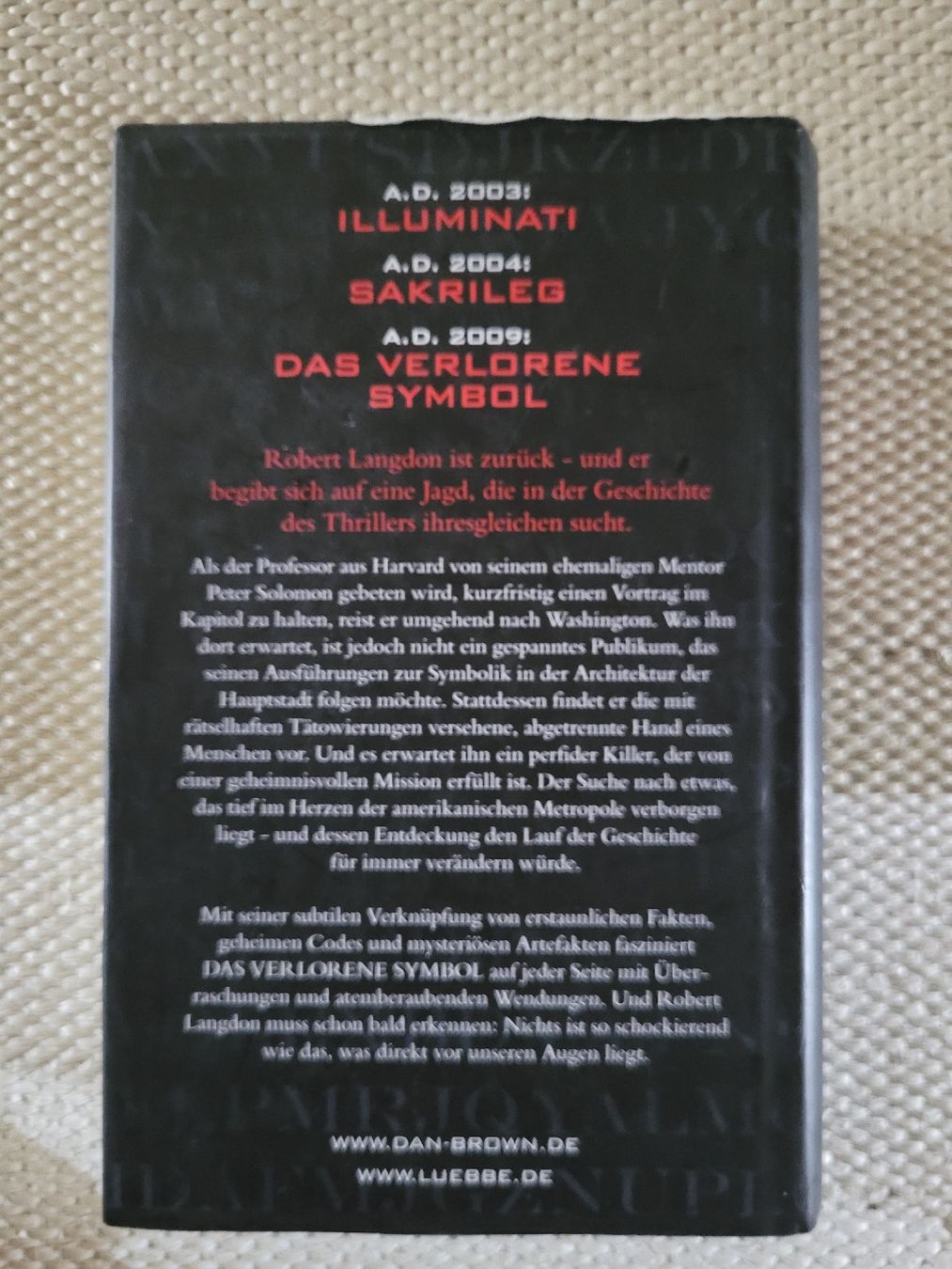 Bücher: Dan Brown - Das verlorene Symbol – Gebraucht aus Perlen von Safari_23 1