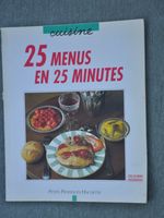 25 menus en 25 minutes