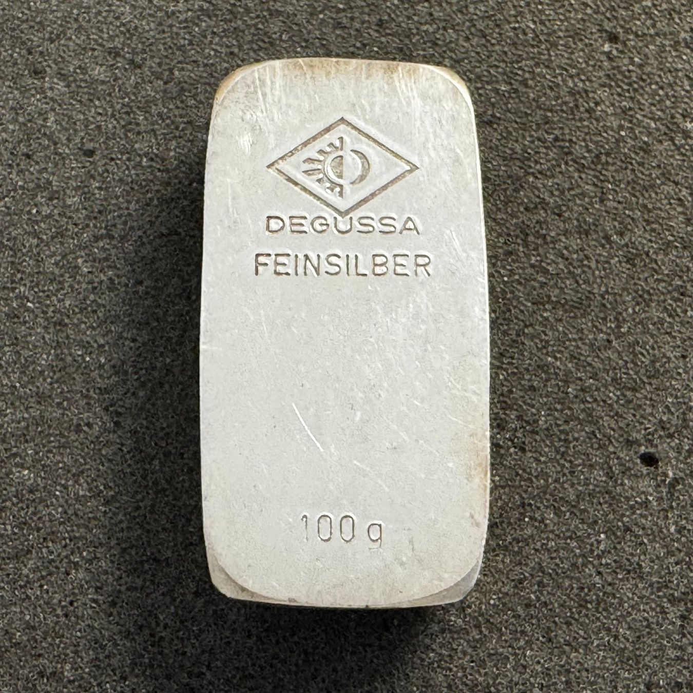 Metalli preziosi: 100 gramm Silber Barren Degussa - alt – Usato da Reitnau venduto da tb-muenzen 2