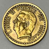 1 francs - Louis II - Monaco -1943