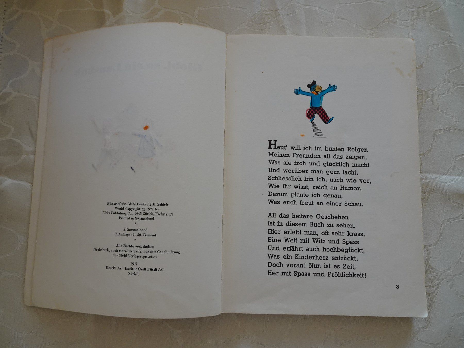 Fumetti: Globi so ein Lausbub - 1. Auflage 1971 - G234 – Usato da Küssnacht am Rigi venduto da Bookslove 2