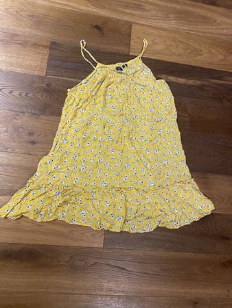 Superdry Sommerkleid Gelb Blumenmuster, Grösse S - Top!
