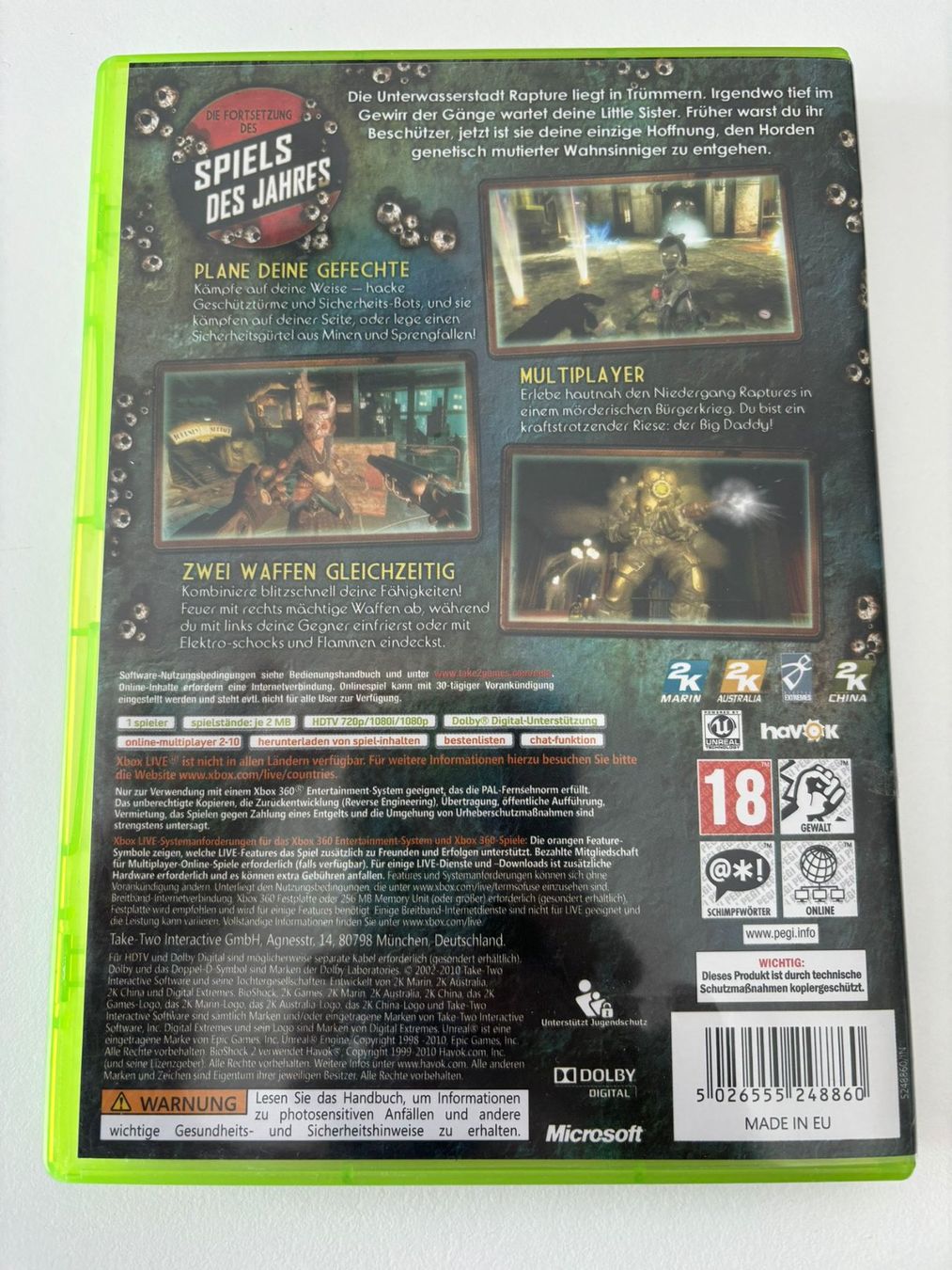 Giochi: Bioshock 2 (XBOX 360) – Usato da Herisau venduto da Seyashop_2 2