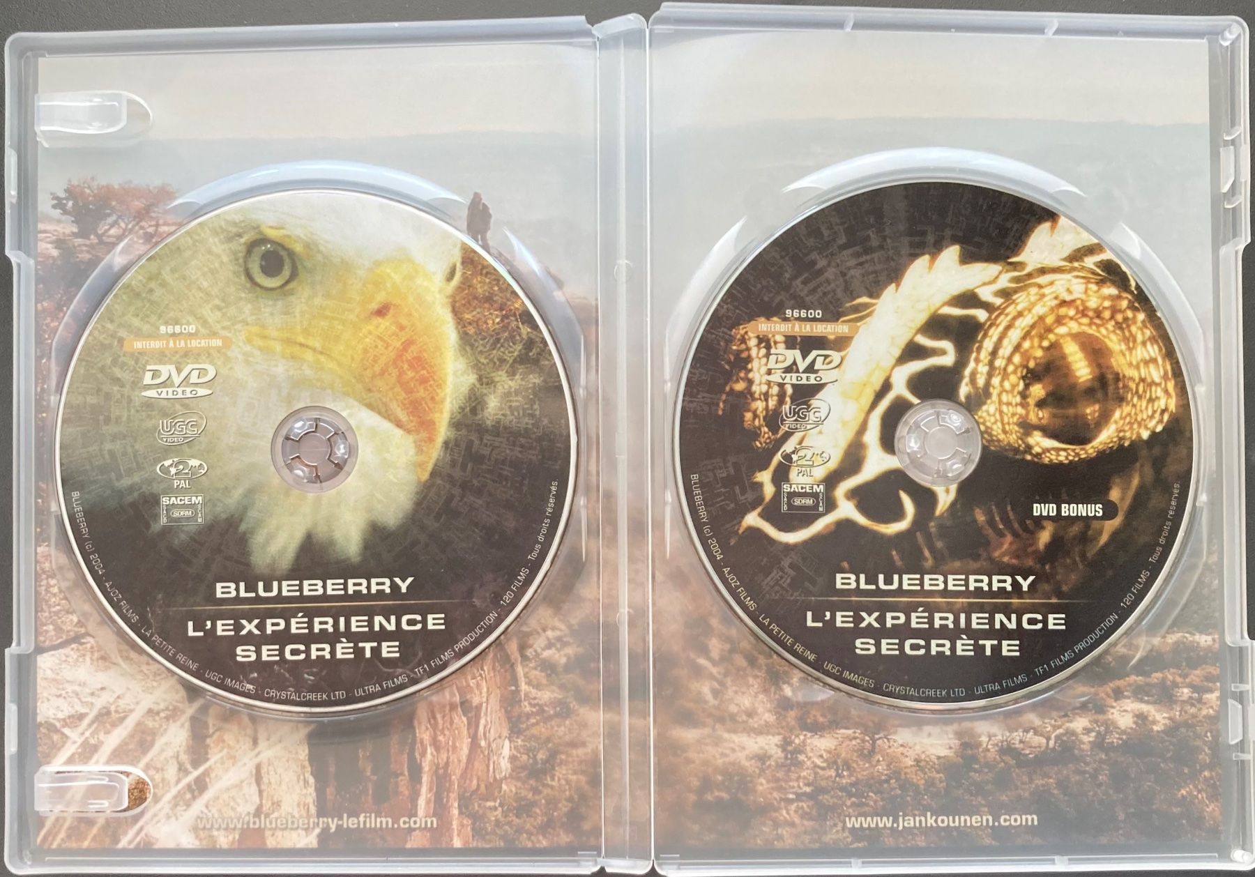 Tutti i DVDs: BLUEBERRY (L'EXPRERIENCE SECRETE) – Usato da Poliez-Pittet venduto da Newtown-Records 4