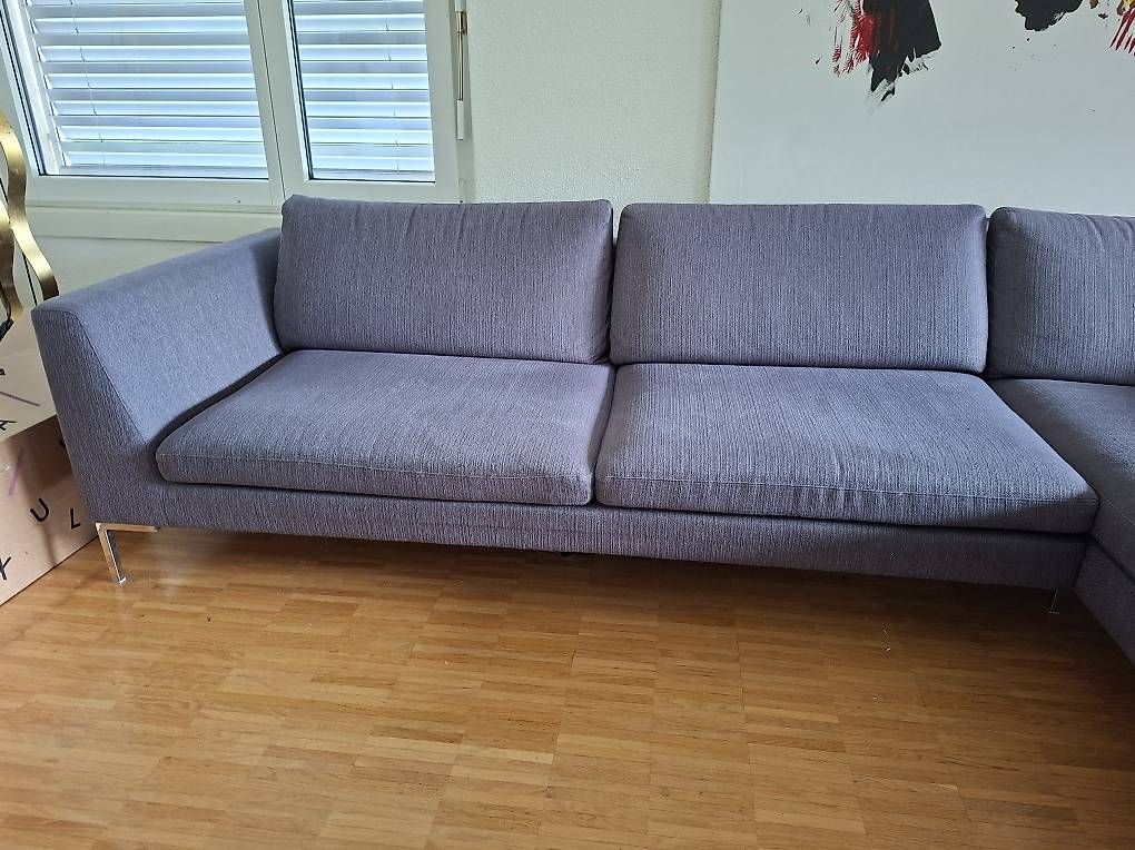 Sofas: Sofa mit Chaiselounge in grau – Gebraucht aus Zürich von Swisswell49 2