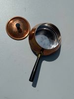 Kupferpfännchen mit Deckel ca 13cm Durchmesser