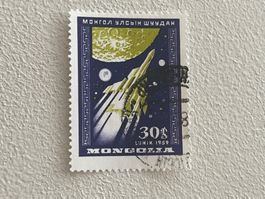 Cosmo und Space Theme Briefmarke