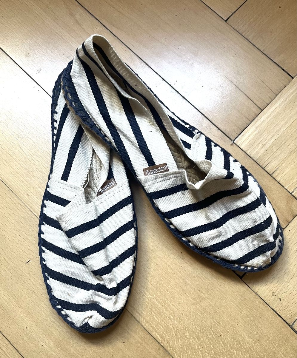 Chaussures hommes: ESPADRIJ Freizeitschuhe Classic-Ecru blau 37 – D'occasion à Genève par agnieszkiew