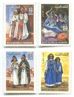 Briefmarken "Tracht". Marokko.