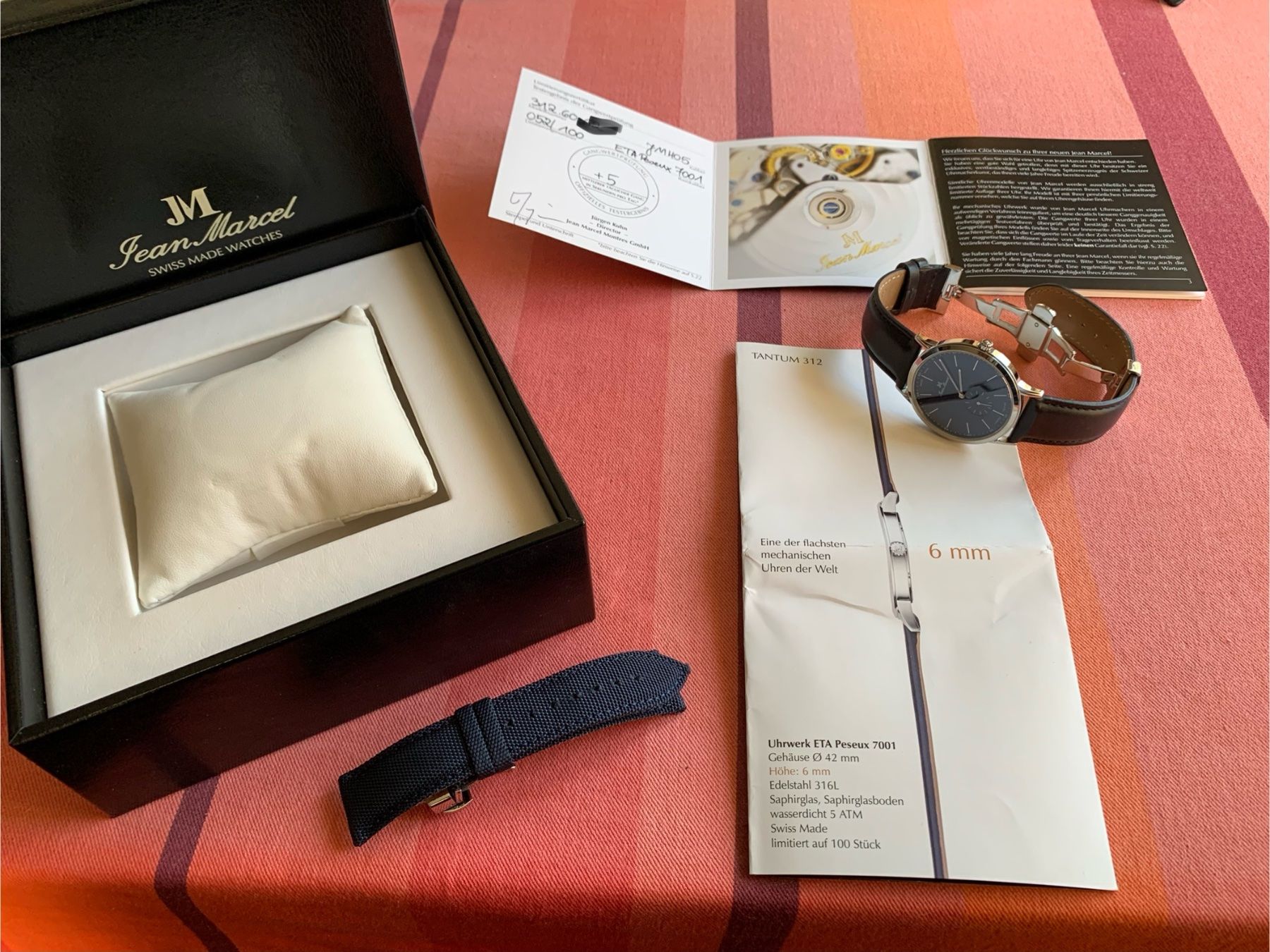 Orologi: Superflache Jean Marcel Tantum 312, limitierte Edition – Nuovo (secondo la descrizione) da Bern venduto da Watch_Nerd_CH 6