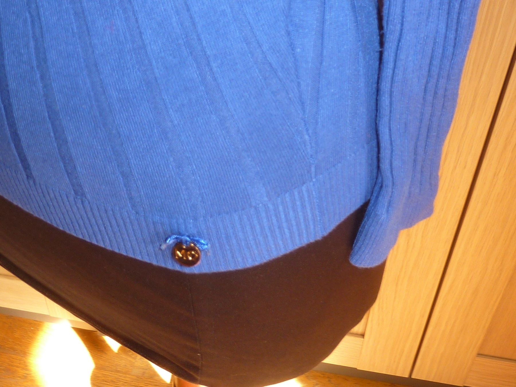 Morgan Pulls & Sweat-shirts: pull chaussette bleu intemporel taille S marque Morgan – D'occasion à geneve par chriztel 4