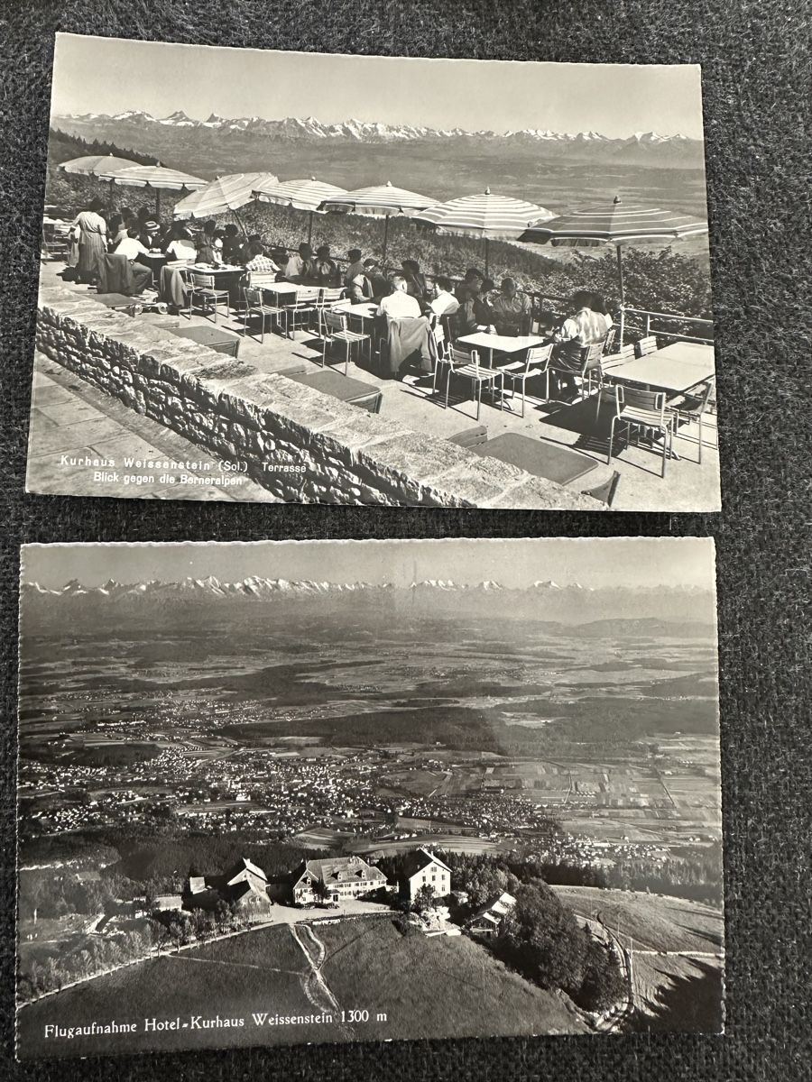 Cartoline postali: 7 AK Weissenstein ab ca. 1930 – Usato da Wettingen venduto da OttoNeuerName 1