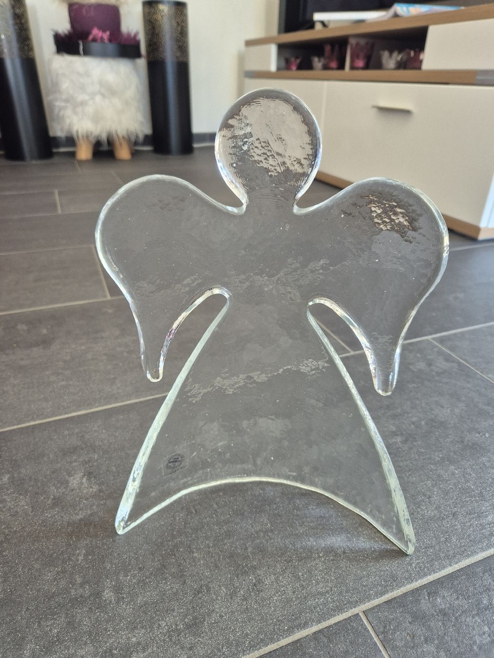 Glasi Hergiswil Statuette: Hergiswiler Engel 33 cm – Usato da Würenlingen venduto da kuh33 2