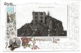 Gruss aus den Appenzeller Land - Observatorium Säntis - 1900