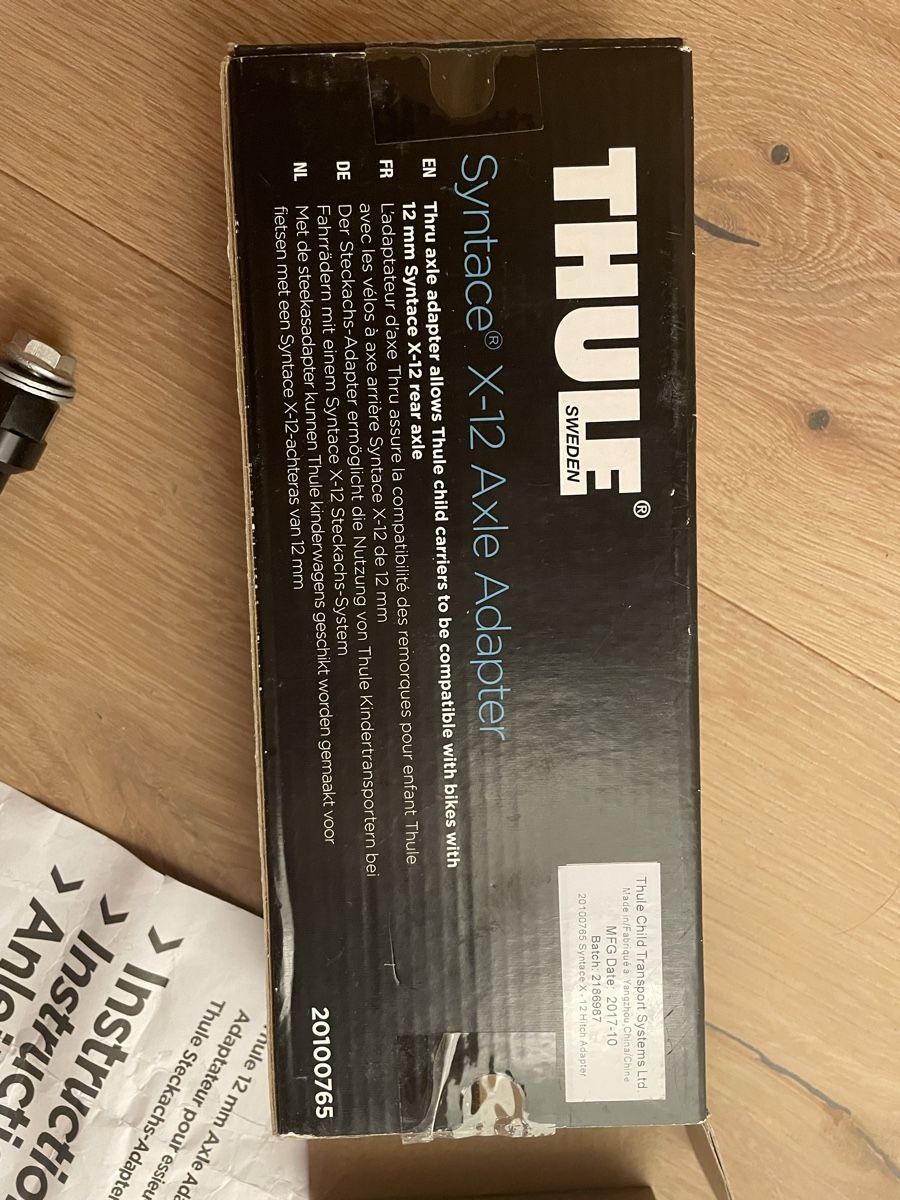 Thule Pezzi di ricambio: Thule 12mm Steckachse Kupplungsadapter – Usato da Remigen venduto da Masterbroesmel 1