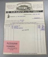 1926 tolle Farb Litho Rechnung Fa. G. Graber&Co, Liebefeld,