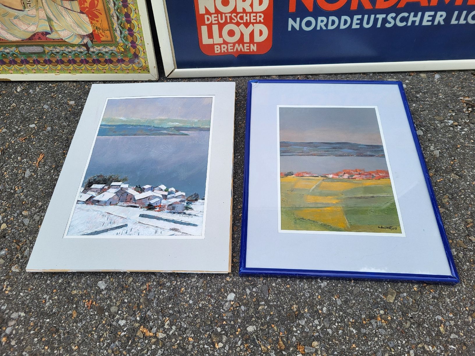Dipinti: 1 lot de tableaux -  peintures - affiche – Usato da Bossonnens venduto da nafnaf2018 3