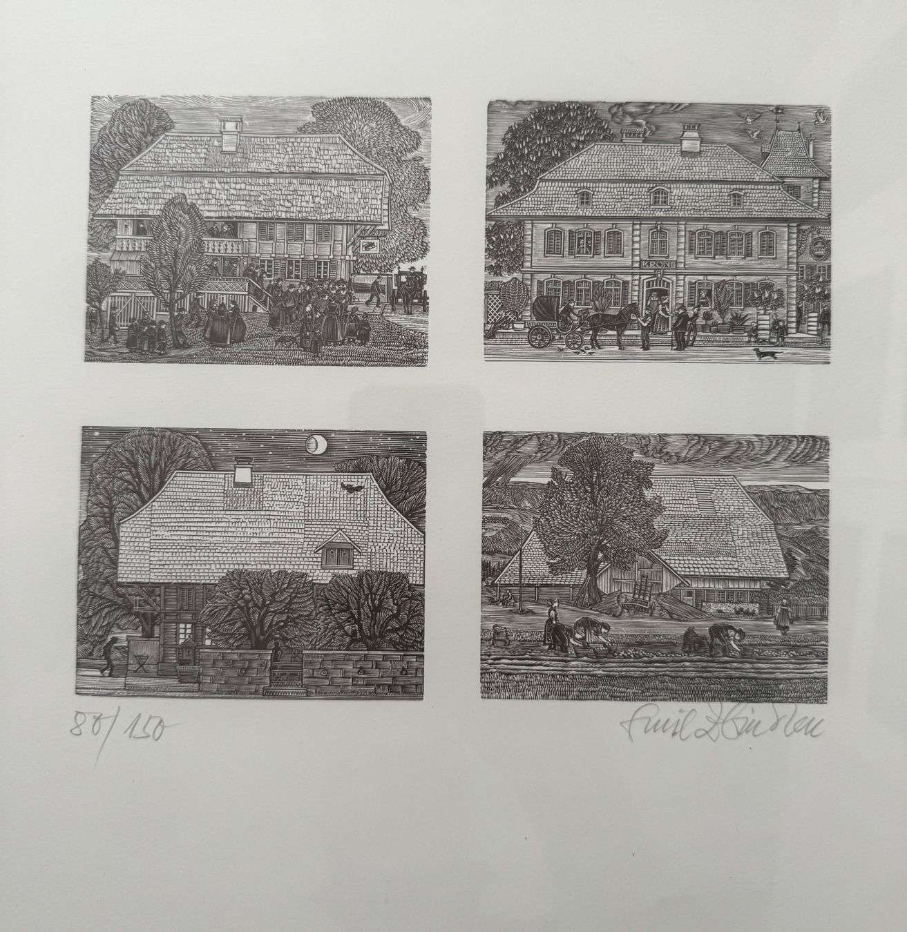 Grafica & Litografie: Emil Zbinden, handsigniert, nummeriert – Usato da Rain venduto da Pic-Ass 4