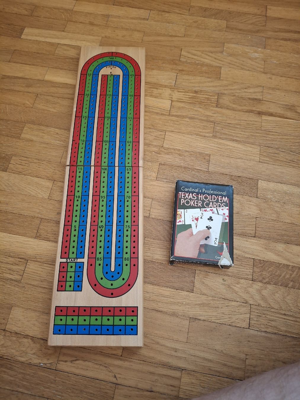 Giochi: Collectors Cribbage Set Solid Wood Board 3 Players – Usato da Genève venduto da alberts_reisons 1