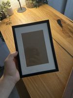 Bilderrahmen Schwarz mit Passepartout Grösse 10x15 cm neu