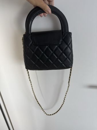CC Handtasche  (klein) Schwarz gesteppt / Top Zustand