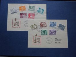 1949 Technik und Landschaft FDC BERNE Illustriert