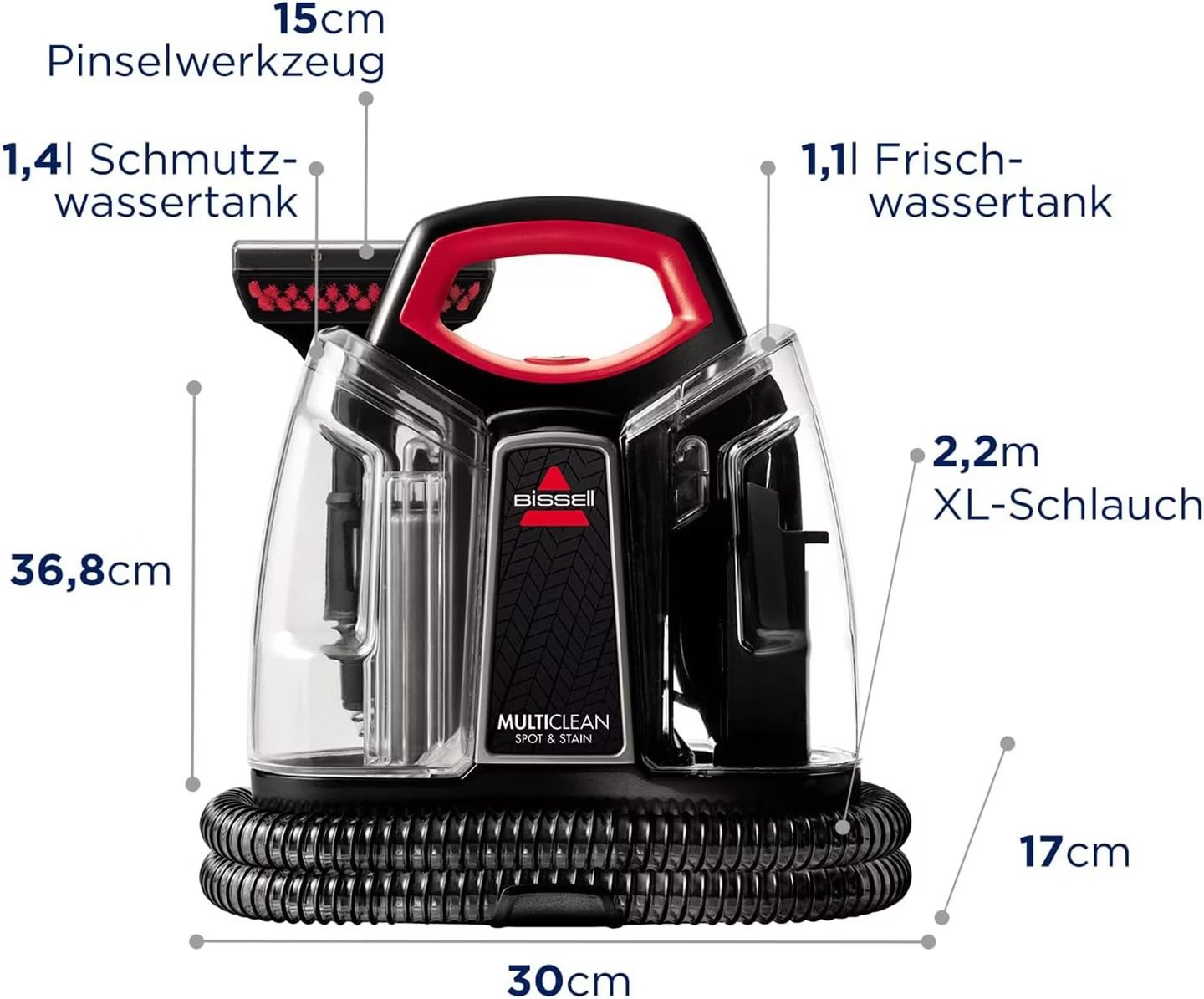 Bissell Aspirapolveri & Accessori: Bissell Polster-Teppichsauger – Usato da Reichenbach i. K. venduto da PfipfPfupf 5