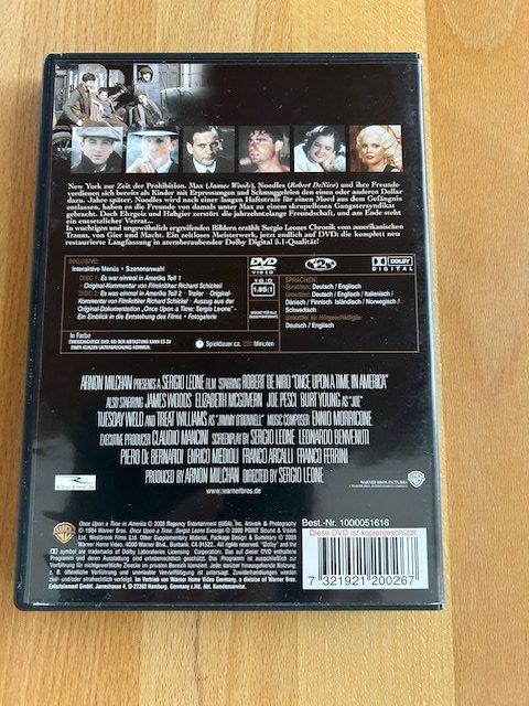 Tutti i DVDs: Es war einmal in Amerika (1984) - Sergio Leone – Usato da Bubikon venduto da cinerama01 1