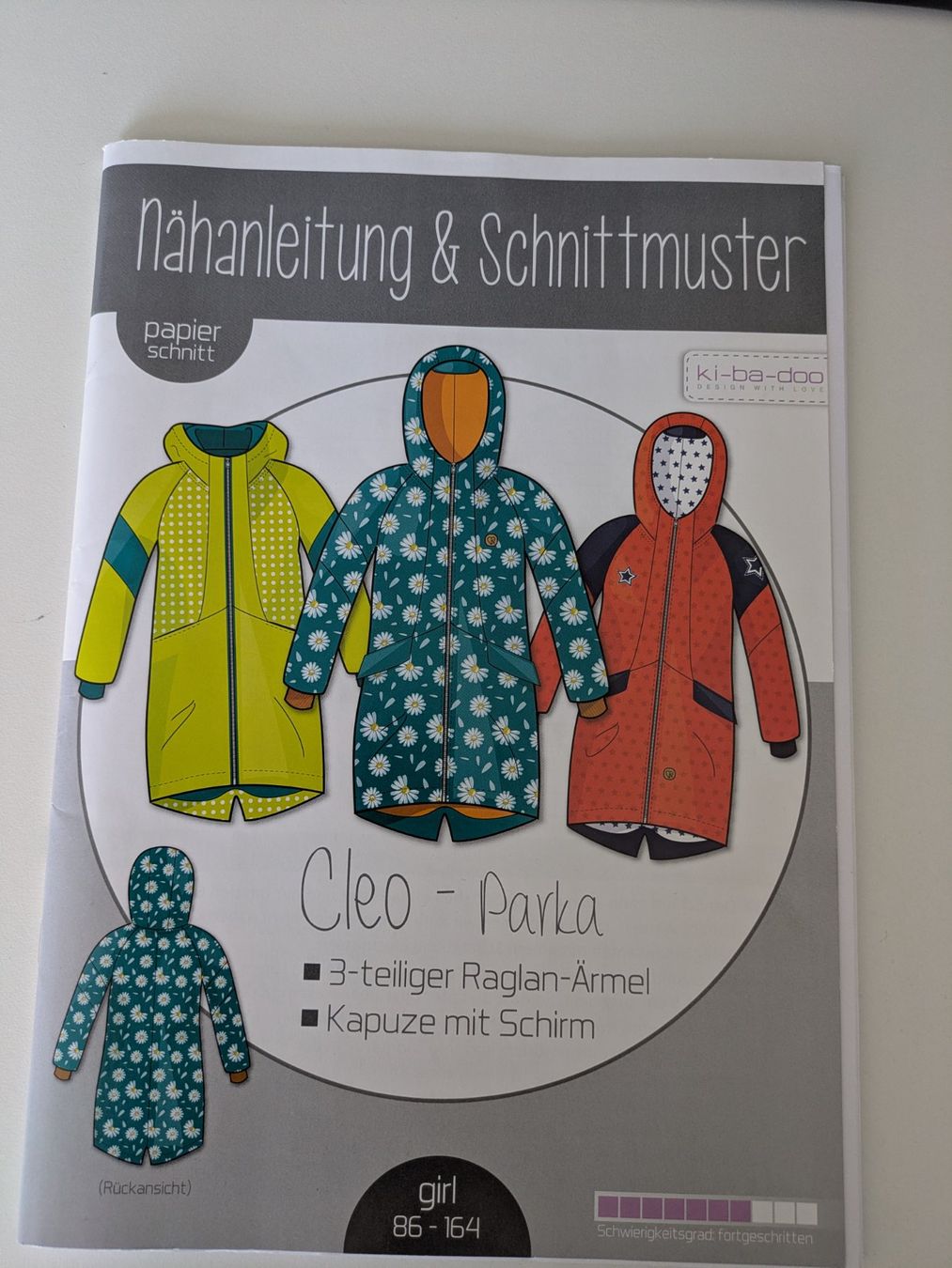 Patrons: Schnittmuster: Cleo Parka – Neuf (Voir description) à Bern par Puzzling_Mom