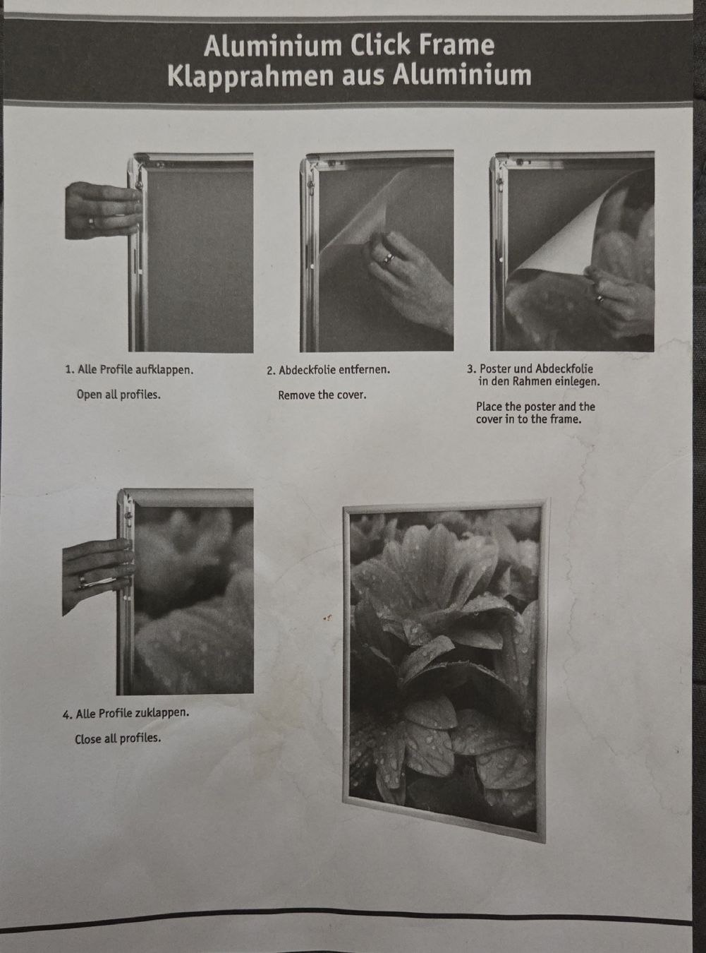 Bilderrahmen: Aluminium Click Rahmen neu originalverpackt 60x45 – Neu und originalverpackt aus Zürich von Tobi76 1