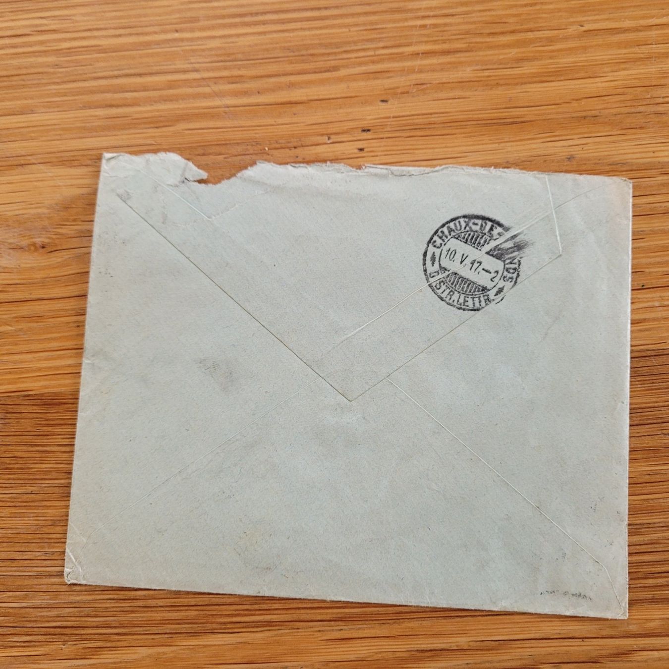 Tutti i francobolli: Brief Lettre G.Gyger Hauri Soleure 1917 – Usato da Biel/Bienne venduto da Destockweb 1