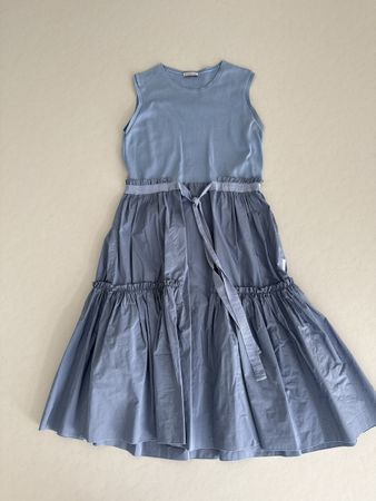 Moncler Sommerkleid, Gr. M, taubenblau - Toller Zustand!