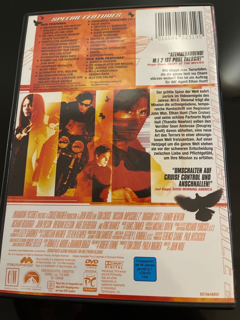 Tutti i DVDs: DVD // Mission Impossible 2 – Usato da Schönenwerd venduto da d.chiara 1