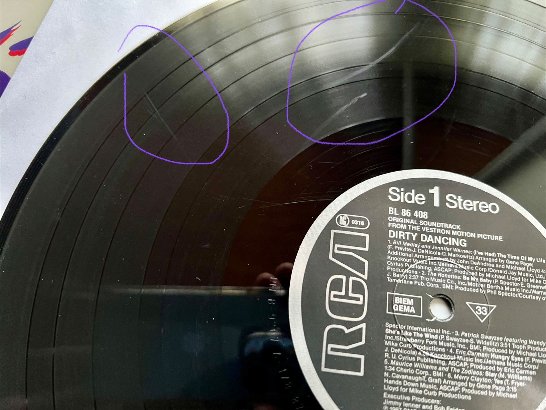 Dischi in vinile: LP Dirty Dancing - Soundtrack LP GEWASCHEN 1987 – Usato da Unterseen venduto da vinylmore 2
