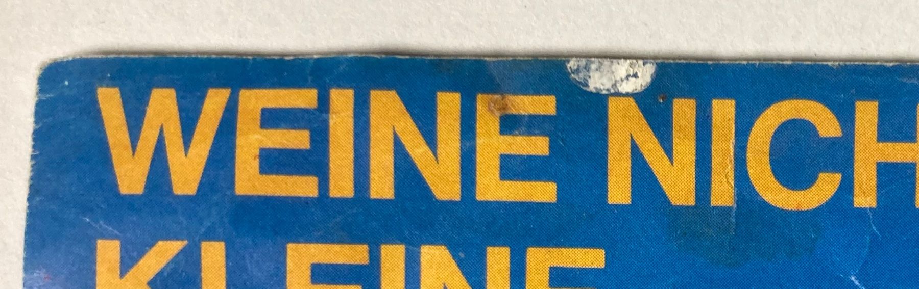 Dischi in vinile: DIE FLIPPERS - WEINE NICHT, KLEINE EVA – Usato da Poliez-Pittet venduto da Newtown-Records 3