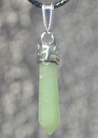Halsketten Y-326 - Säule – Aventurin– 10x32mm