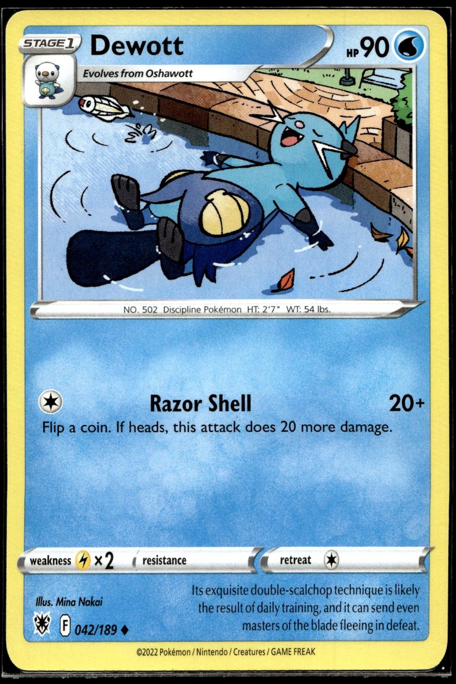 Pokémon Cartes à collectionner: Dewott (ASR EN 042/189) – D'occasion à Affoltern am Albis par Chiesa_5